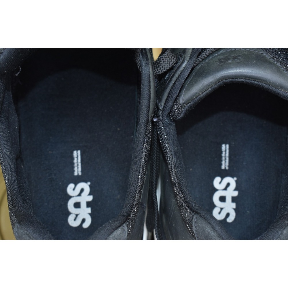 SAS Journey Mesh Men Shoes Size 13 Narrow Walking Black Suede Lace Up Sneakers - Picture 9 of 11